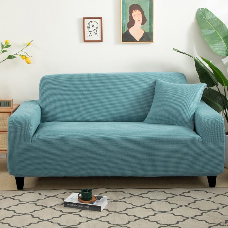 Elastic Sofa Cover for Living Room Armchair Cover Polar Fleece L Shape Corner Sofas Cover Couch Slipcover For Home 1/2/3/4 Seat