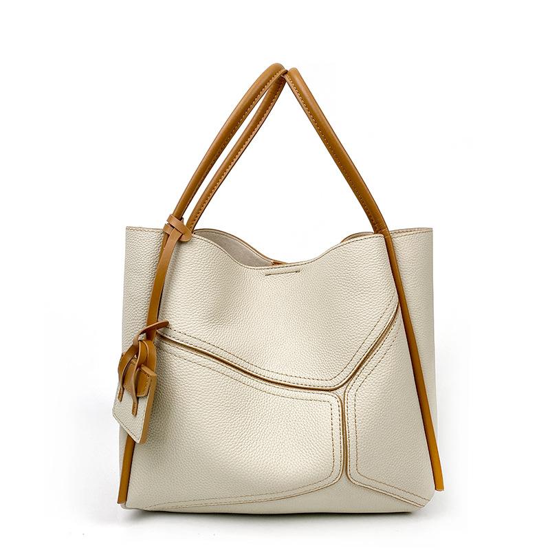 

Cowhide Bag Women s Versatile Commuter Shoulder Bag New Fashionable Tote Bag Large Capacity Jurgen Leather Crossbody Bag