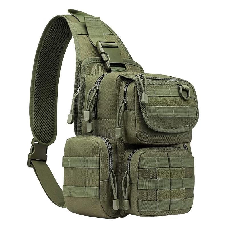 SHISHI Men's Tactical Chest Sling Bag