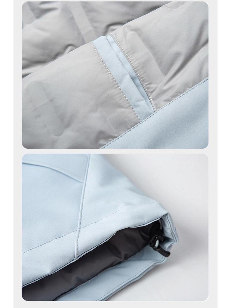 Men's 2025 Winter Hooded Down Jacket - Thick White Duck Down for Warmth and Cold Protection, Available in Plus Sizes