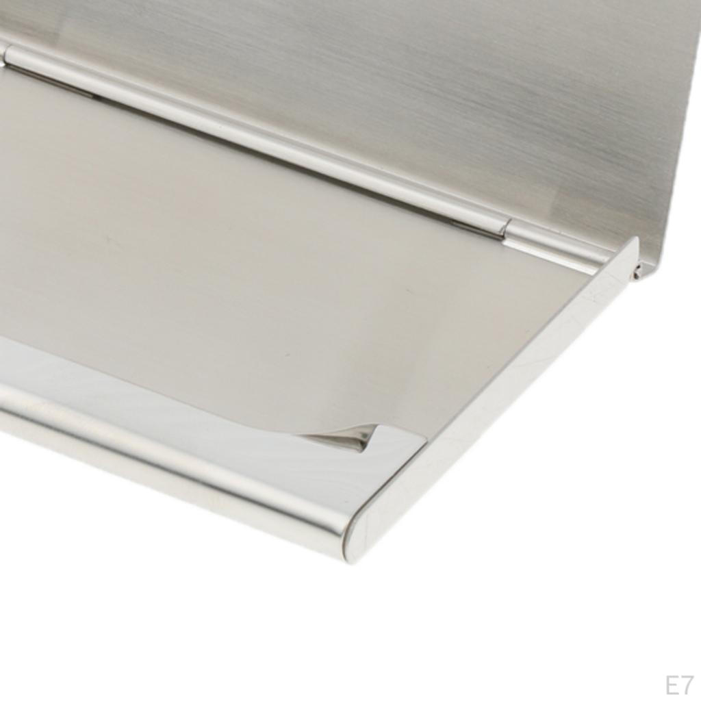 stainless steel Holders women men metal business card case