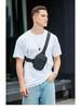 Men's Fashionable Mobile Phone Crossbody Bag - Casual Japanese Style, Lightweight, Simple Shoulder Bag
