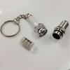 Casual  Led Key Chain Spark Plug Key Chain Keychain Car Parts Keyring