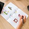 1 Roll 500Pcs Dental Defender Stickers Set With 10 Cute Designs For Teeth Protection Diy Decoration Gift Packaging Home Decor