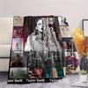 1pz Coperta in Flanella con Stampa Taylor, Alta qualità per Tutte le Stagioni, Decorazione per la Casa, Calore e Comfort, Perfetta per Regali di Natale