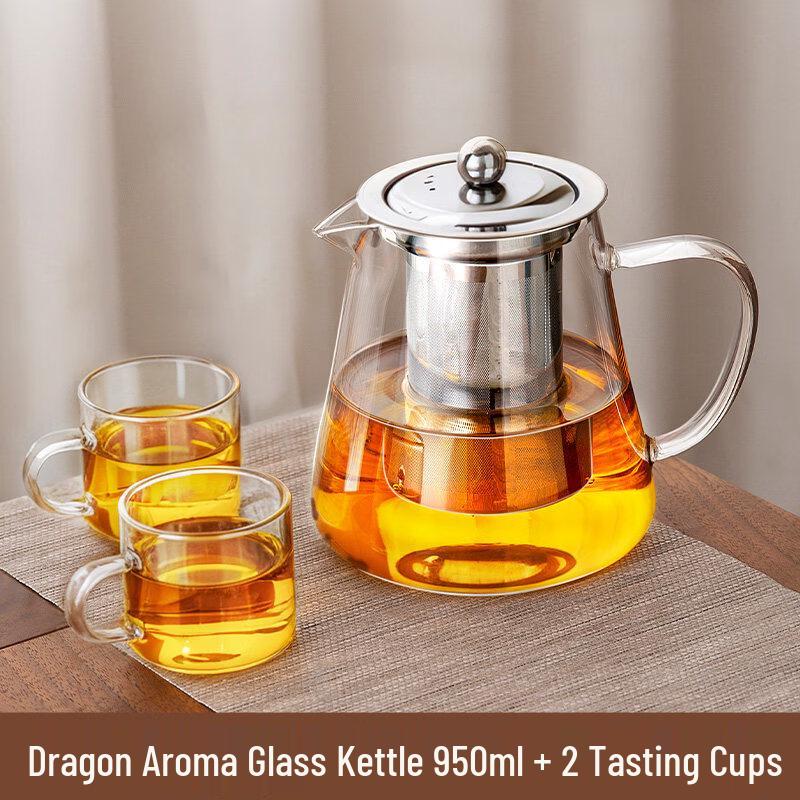 ZISIZ Home Glass Teapot