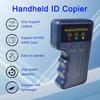 125KHz RFID Copier Handheld ID Card Reader Writer Duplicator Blue Battery Powered RFID Cloner 3 Count Writable Key Fobs Included