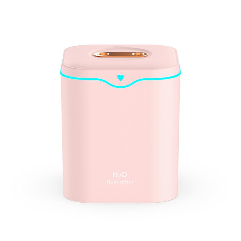 New USB Humidifier Silent Double Spray 2000ml Large Capacity Household Lamp Air Conditioning Room Air Humidification Spray 2025
