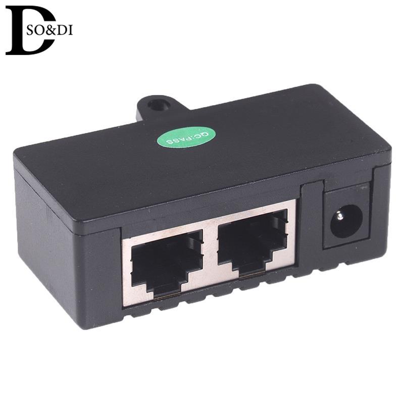 10/100 Mbps 12V-48V Gigabit Power Over Ethernet Passive PoE Injector Splitter For IP Camera POE Adapter Module Accessories