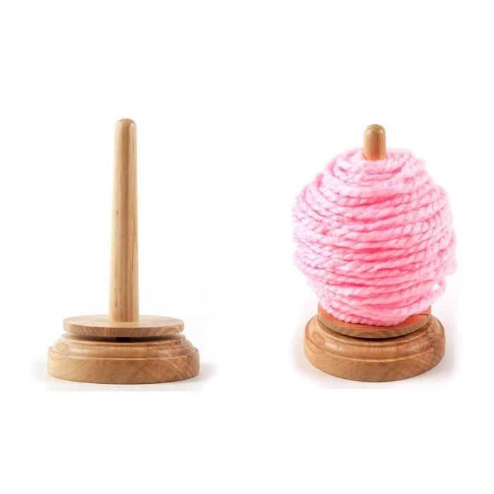 Classic Knit Porte-Fil, Bois, 11 x 11 x 17 cm - T1935