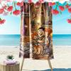 The Flintstones Cartoon Print Beach Towel, Large Soft Quick Dry Towel for Beach Camping Swimming