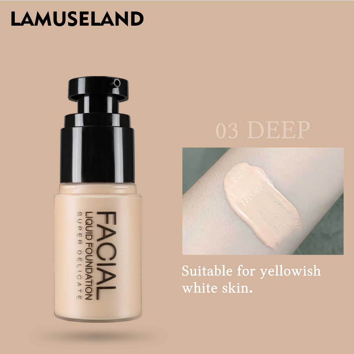 

LAMUSELAND 4 цвета бархатная жидкая основа для лица основа для макияжа крем для лица основа