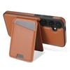 For Samsung Galaxy A15 4G/5G Case Compatible with MagSafe Detachable Card Holder Kickstand Leather Phone Back Cover