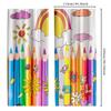 Colorful Pencils Sunflowers Pole Bag Curtains Bedroom Kitchen Decoration Home Living Room Curtain For Made Of Polyester