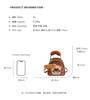 Schoolbag backpack Korean version women retro cute chef puppy backpack women casual cartoon commuter casual backpack