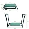 Garden Kneeler and Seat with Soft Kneeling Pad Portable Sturdy Foldable Stool for Planting