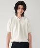 UNTAPPED STUDIO [2Pack] Washable Cool Cotton Short Sleeve Collared Knit 4 Colors (Type A)