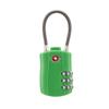 TSA Customs Password Lock Anti-theft Wire Rope Padlock Durable 3 Digit Combination Lock  Travel