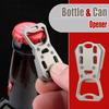 Bottle Opener Multifunctional Gifts Kitchen Gadget Portable Sturdy Keychain Can Opener, for Outdoor