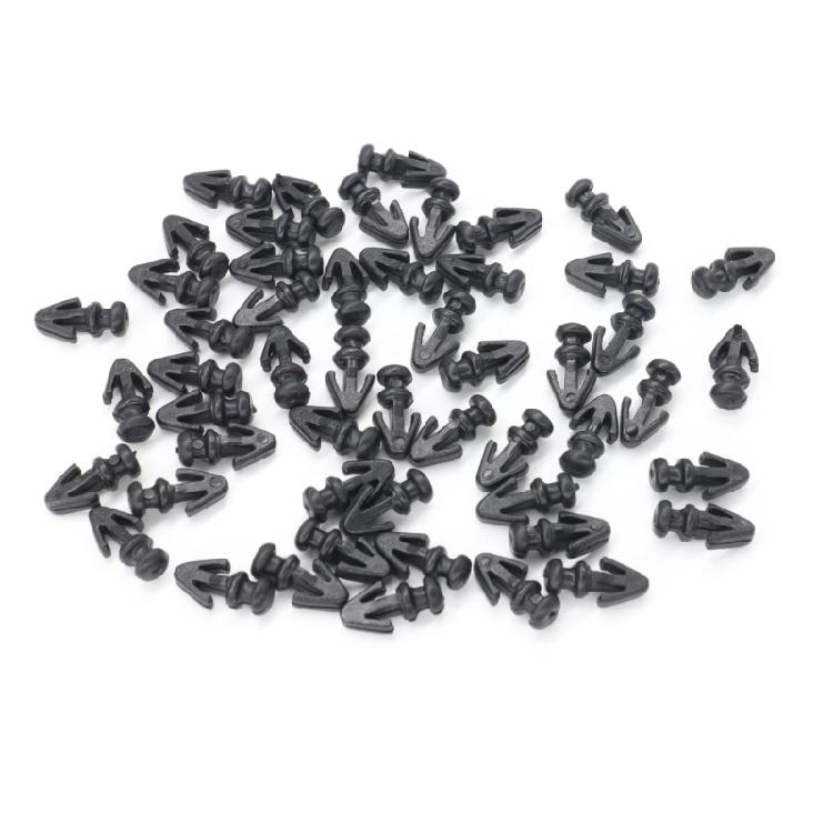 50Pcs Automotive Fastener Clips Easy Installation Lower Weatherstrip Door Seal Sill Sealing Strips Clip Rivet for MK2