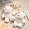Cute Rabbit Doll Bowknot Rabbit Plushies Animal Ornaments Easter Bunny Stuffed Plush Toys Happy Easter Party Decor For Home