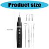 Efficient Dog Teeth Cleaner Set Ultrasounds Teeth Cleaning Tool with Tweezers for Various Breeds Plaque and Tartar Remove