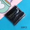 50Pcs/Pack Black Wavy Hair Clips for Women Hair Accessories, Simple & Elegant Design, Hairstyle Accessories Cute Hair Clips