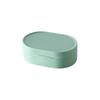Compact Waterproof Soap Box with Lid – Track Shape Storage Container