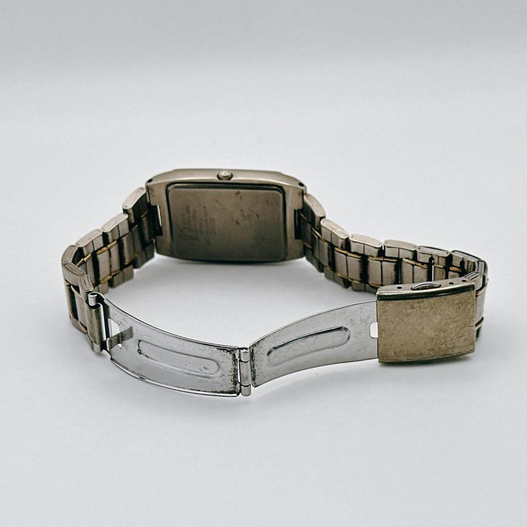 Used SEIKO SPIRIT Men's Watch, Titanium, Rectangular, Lightweight, Working/Battery Replacement