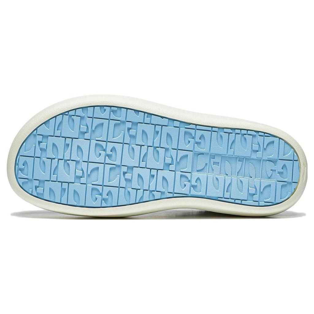 Li Ning Cream Puff Platform Slip Resistant And Breathable Low top Skateboard Shoes Women's Blue AZGT026-6