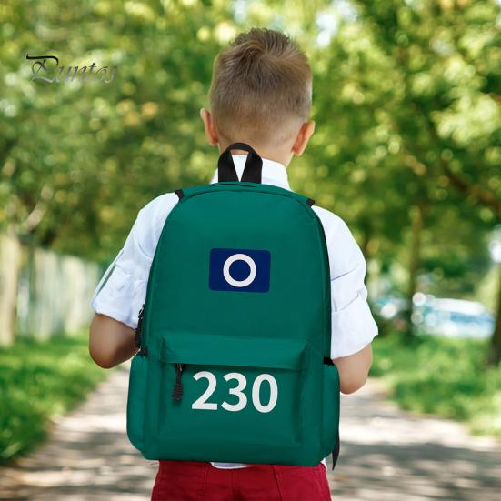 TV Karakteri Sırt Çantası Oyunu Cosplay Okul Çantası Büyük Ana Çanta Ve Dahili Bölme Numarası Baskılı Yağmur Geçirmez Sırt Çantası Şehir İçi Seyahat Açık Hava