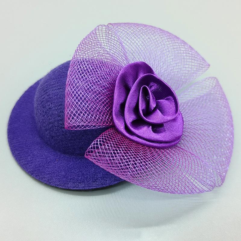 Noblewoman Butterfly Crown Headdress: 11.5" Doll Accessory with Flannel Yarn Net