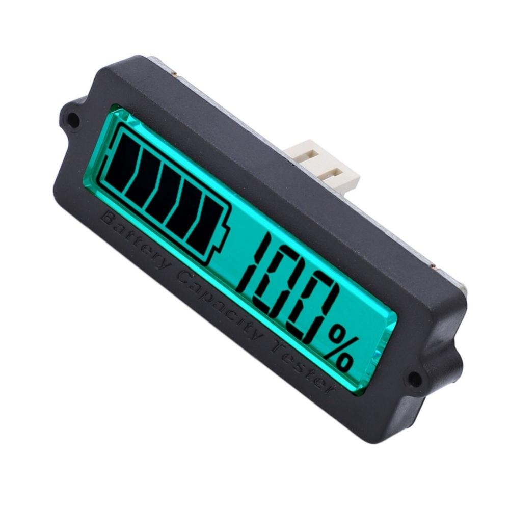 Power Percentage LCD Battery Meter For Battery Monitoring 48V Voltage Measurement Range Percentage Display Mode