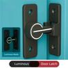 90 Degree Door Latch Luminous Gate Latches Durable Closet Door Lock  Cabinet