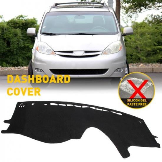 For Toyota Sienna 2004-10 Dashboard Sunshade Pad Carpet Dash Cover Mat Cap Gray
