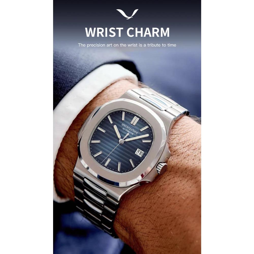 Dropshipping 2025 Hot Selling Wrist Watches For Men Specht&Sohne Automatic Watches Japan Mechanical Watch Relogio Masculino 42mm