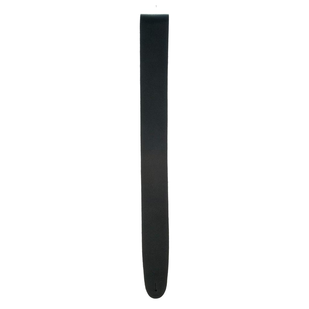 D'Addario Leather Guitar Strap, Black, 25BL00