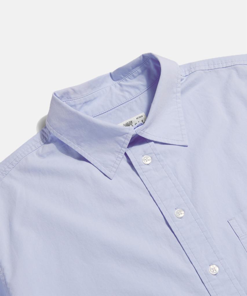 FIDO DIDO Basic Overfit Half Shirt Sky Blue