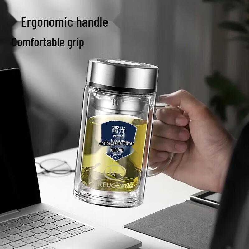 FUGUANG Silver Ion Antibacterial Borosilicate Glass Cup