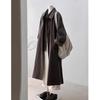 Women's Hepburn Style Mid-Length Khaki Trench Coat - 2025 Spring/Autumn Collection