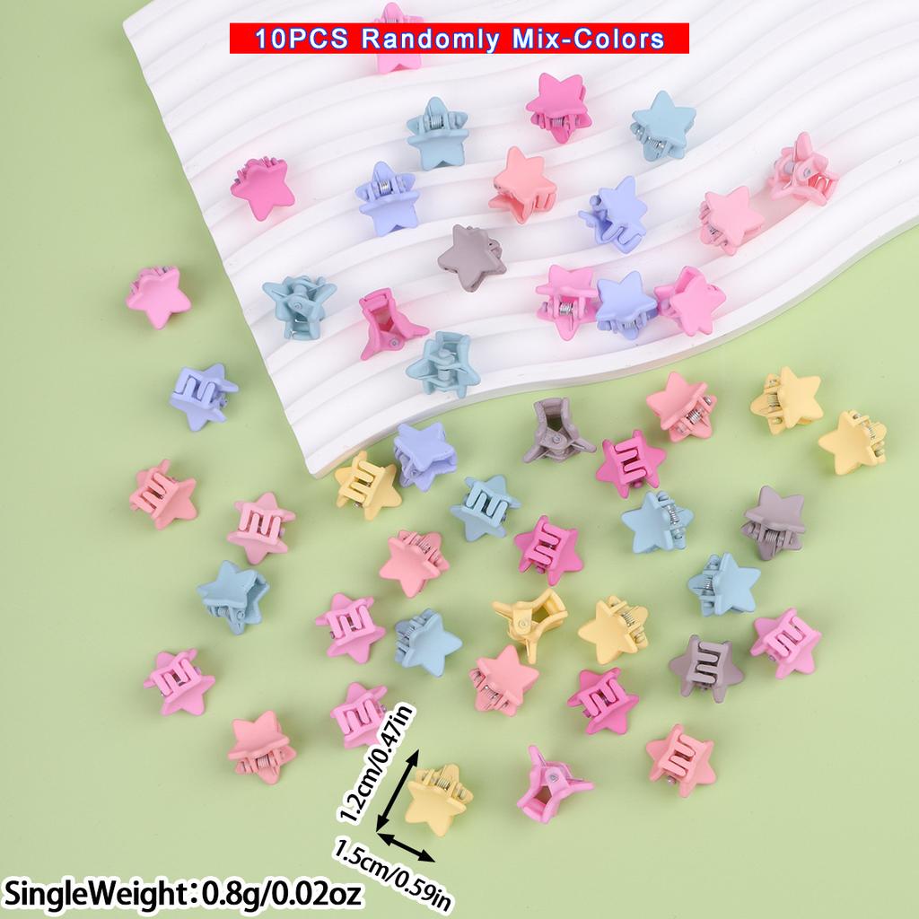 Colorful Candy Clasp Clip Mini Small Princess Head Broken Hair Clip Summer Forehead Bangs Side Clip Broken Hair Headpiece.
