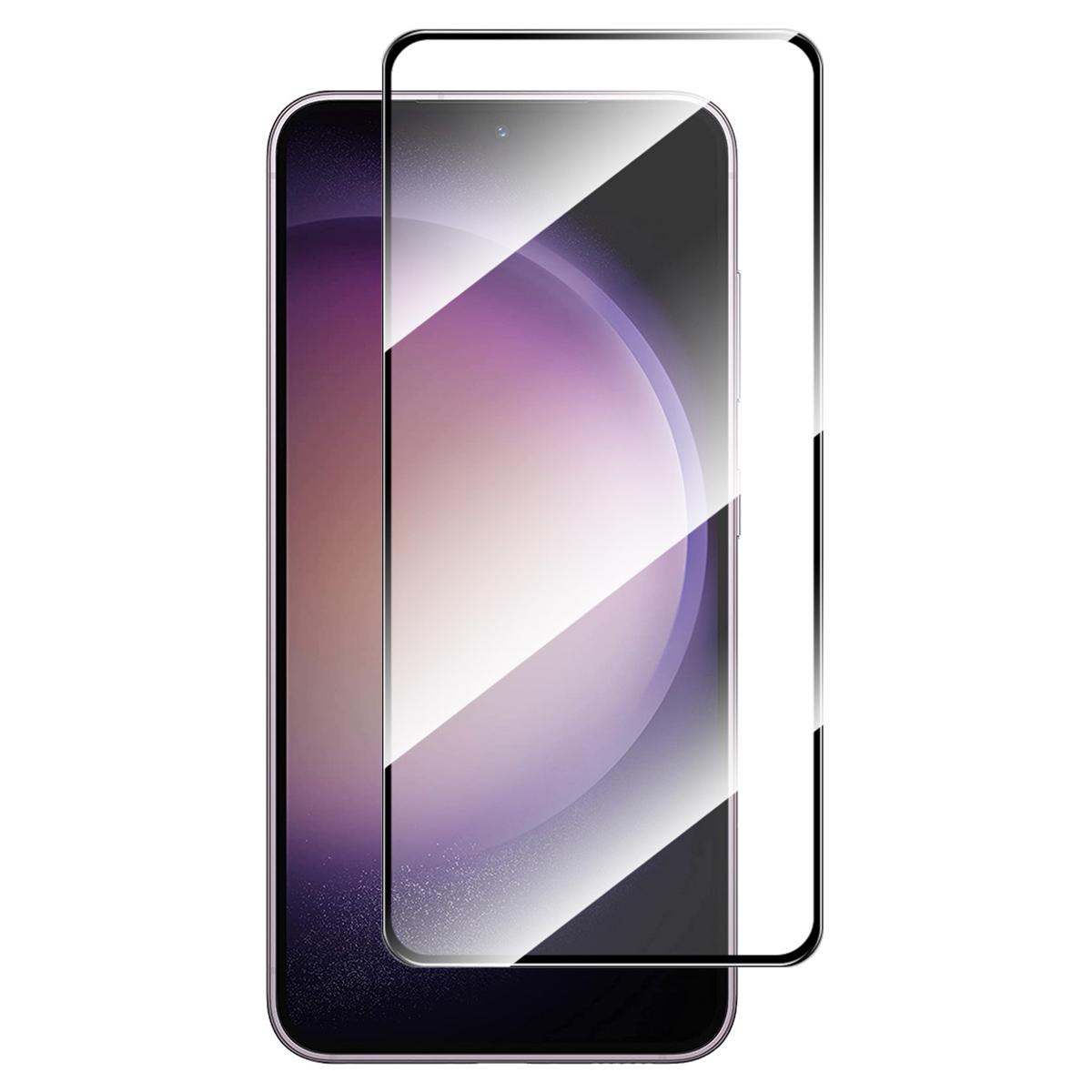 

ENKAY HAT PRINCE for Samsung Galaxy S25/S24 Screen Protector High Aluminum-Silicon Glass (Fingerprint Unlock) Type A