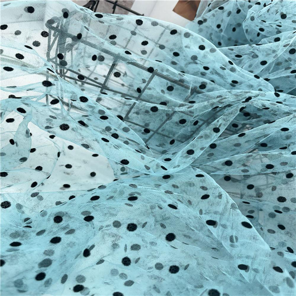 Pop 1 Yard Light Gauze Fog Nylon Mesh Fabric Soft Delicate Pure Color Lace Yarn For DIY Veil Wedding Decor Dress Fairy Tulle