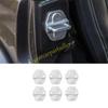 For Jeep Wrangler JL 18-2024 Matte Silver Door Lock Buckle Protect Cover Trim