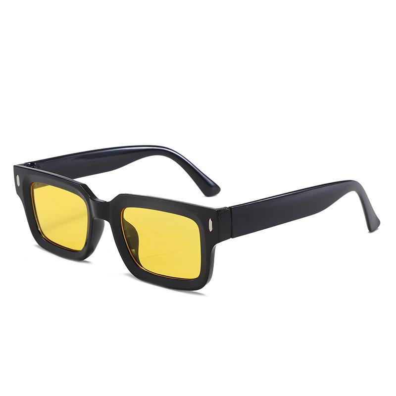 

New Vintage Square Sunglasses Women Men Luxury Brand Glasses Small Rectangle Sun Glasses Female Ellipse Eyewear Uv 1PC