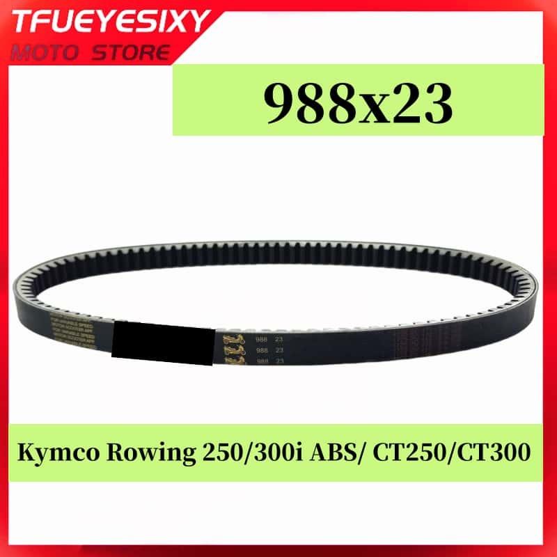 TFUEYESIXY MOTO Store 988 23 Transmission Belt for Kymco Yacht 250/ 300iABS/ CT250/ CT300
