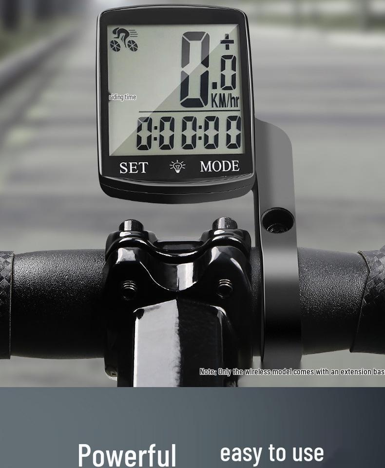 Wireless Bike Computer: Speedometer & Odometer for Road and Mountain Cycling