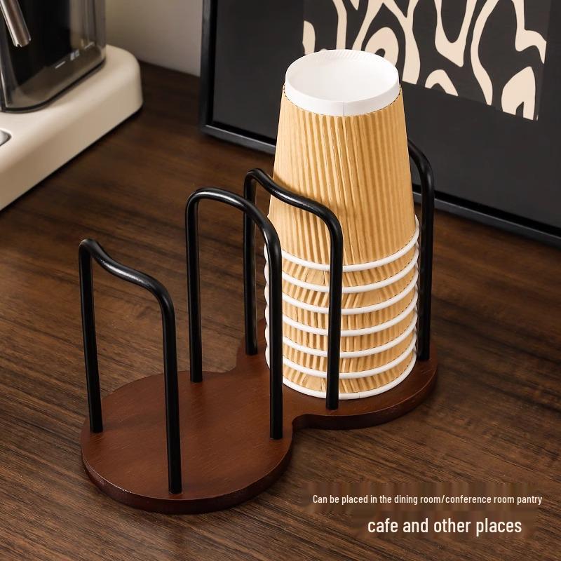 Newcomer Discount: High-Value Disposable Cup Holder - Desktop Coffee Storage Rack
