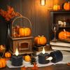 Wiederaufladbare LED-Kerze, flammenlose Kerzen mit Fernbedienung, LED-Licht, Halloween-Lampe, Weihnachten, Wohndekor, Nachtlicht