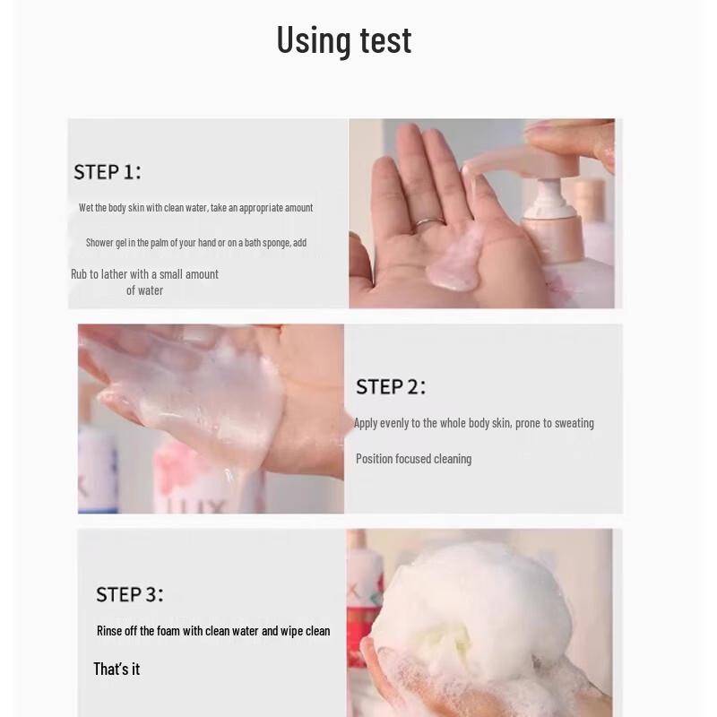 Lux Brightening Pink Cherry Blossom Shower Milk